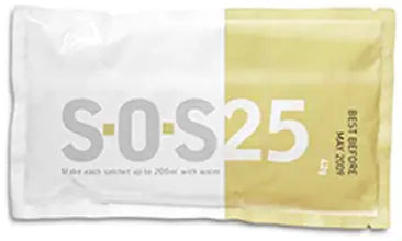Vitaflo S.O.S. 25 Unflavored Carbohydrate Powder Drink Mix