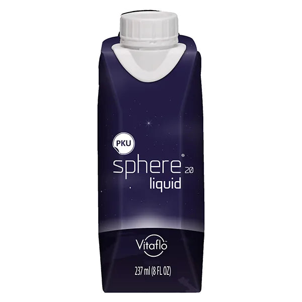 Vitaflo PKU Sphere20 Liquid Medical Food, Banana, 8 fl oz Carton