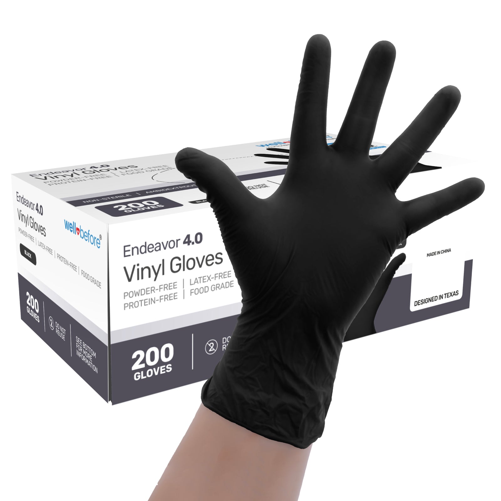 WellBefore Vinyl Non-Examination Gloves