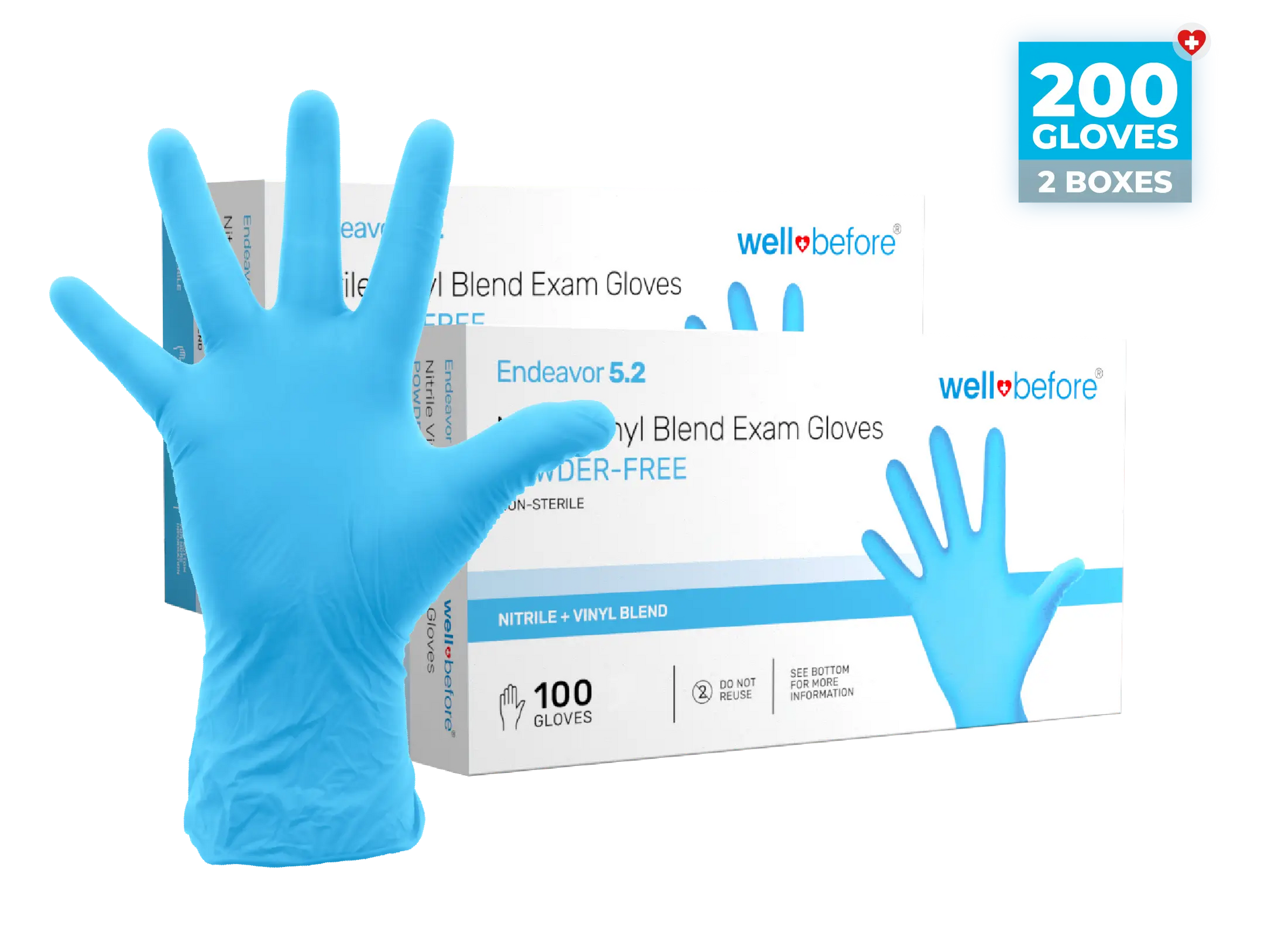 WellBefore Endeavor Vinyl Examination Gloves For Bulk Orders