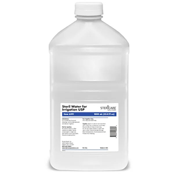 Nurse Assist USP Sterile Water for Irrigation, 1000 mL
