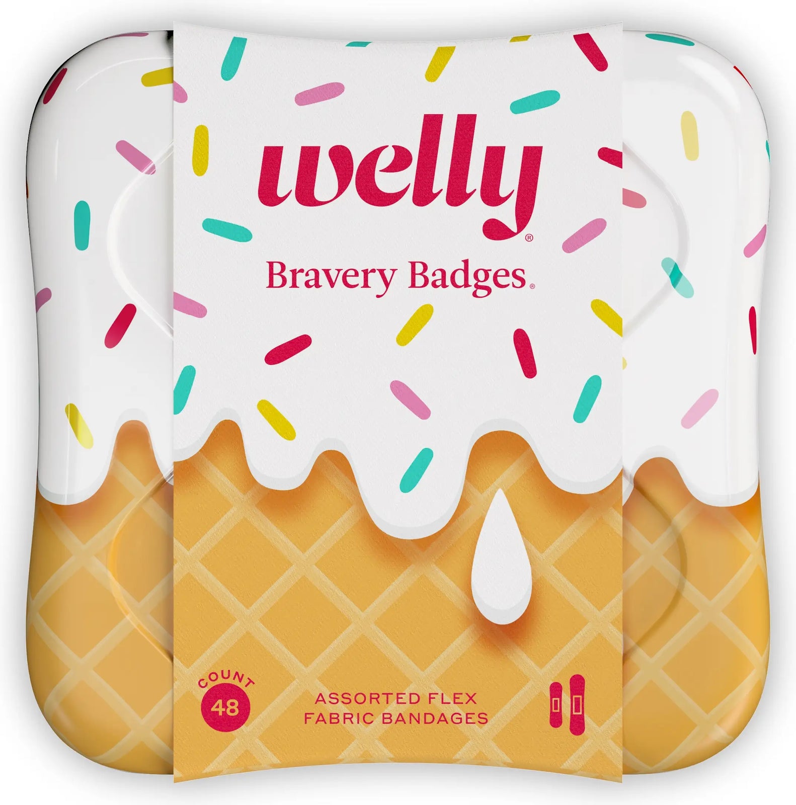 Welly Health Ice Cream Adhesive Bandages