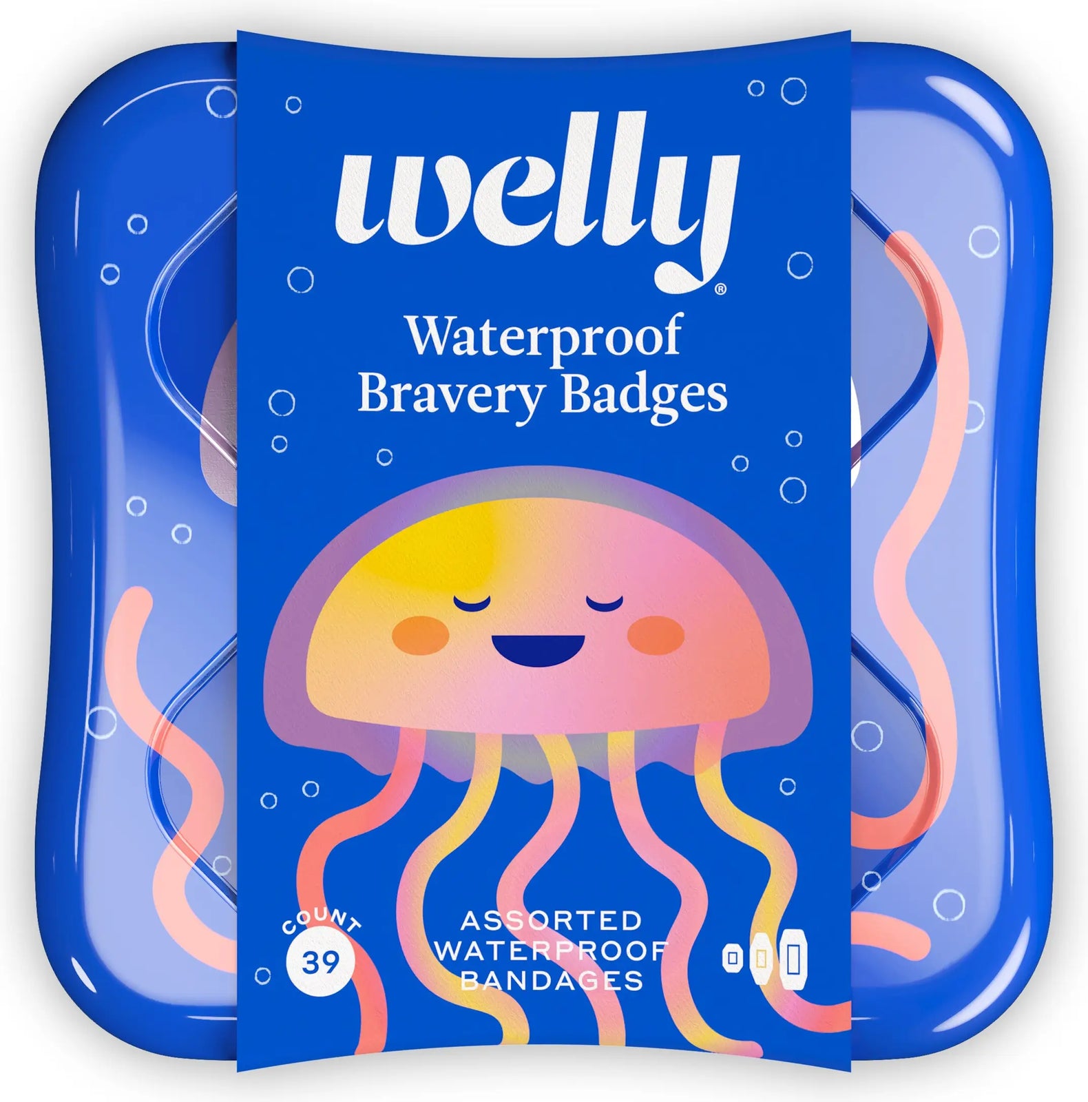 Welly Health Assorted Kids Waterproof Adhesive Bandages