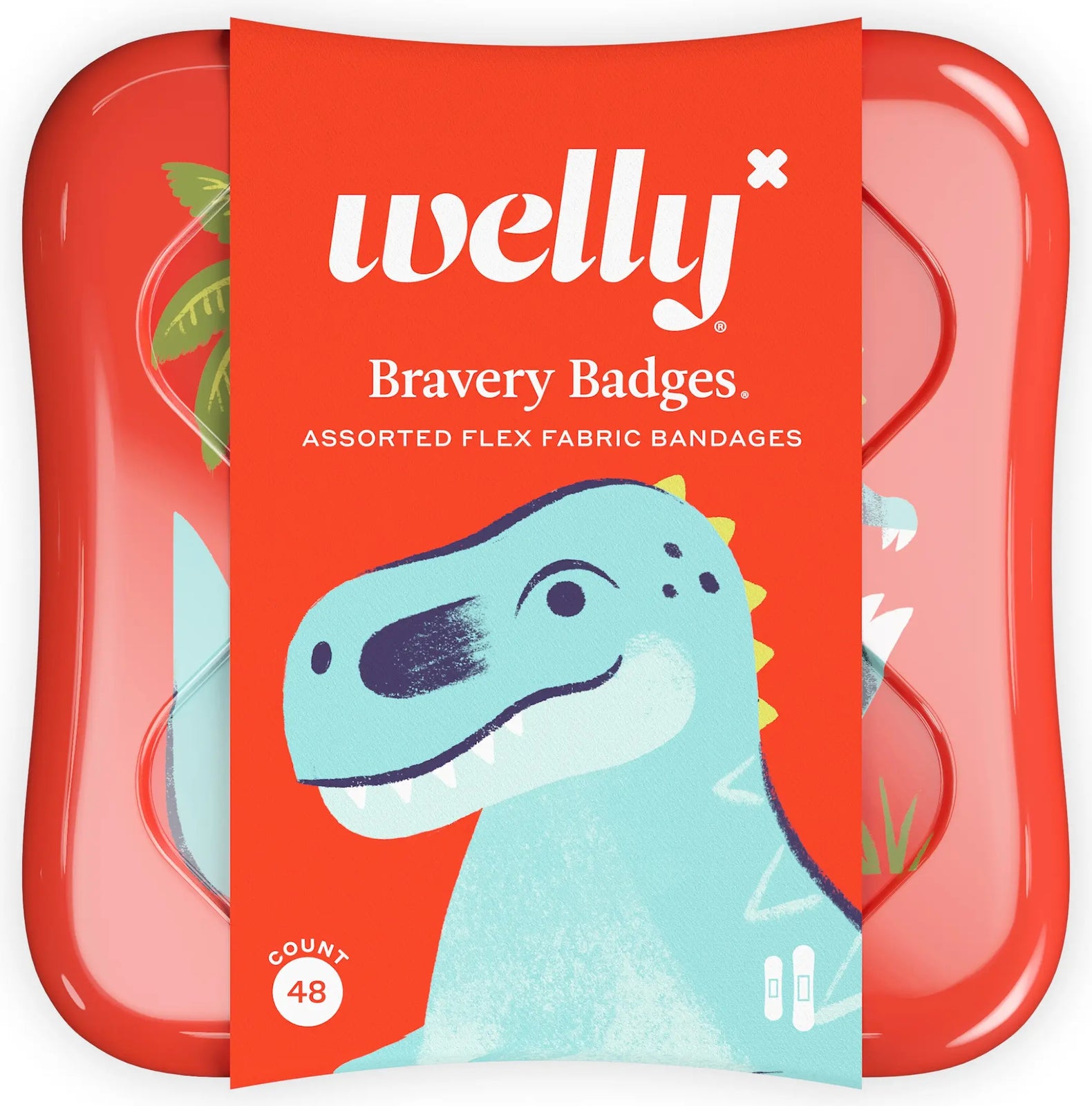 Welly Health Bravery Badges Dinosaur Bandages - Box of 48