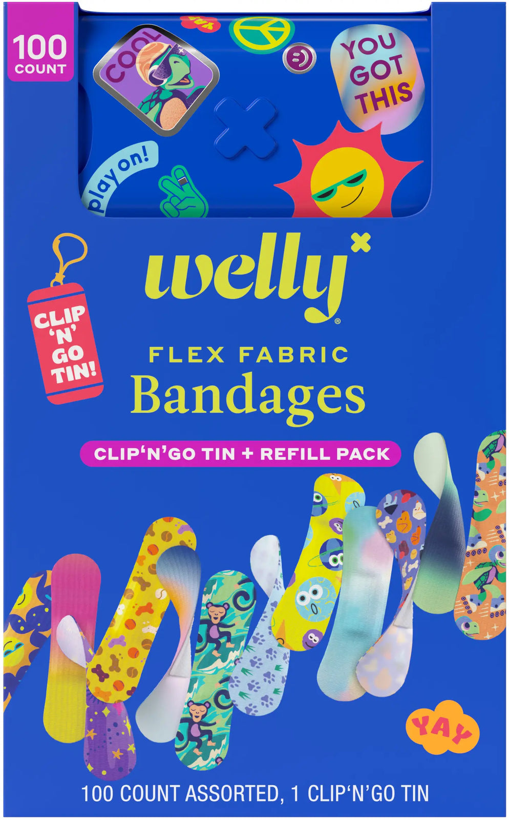Welly Assorted Flex Fabric Adhesive Bandages