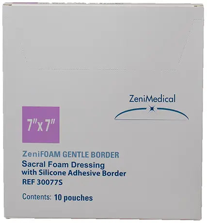 Focus Health Group ZeniFoam Gentle Border Foam Dressing with Silicone Adhesive