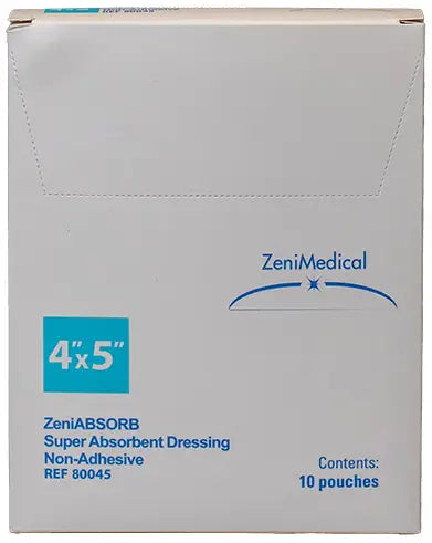 ZeniAbsorb Non-Adhesive Super Absorbent Foam Dressing