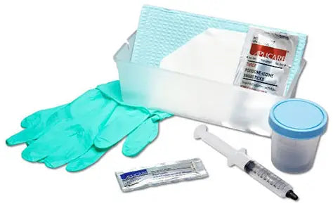 Cardinal Health Foley Catheter Insertion Tray with Sterile Water Syringe