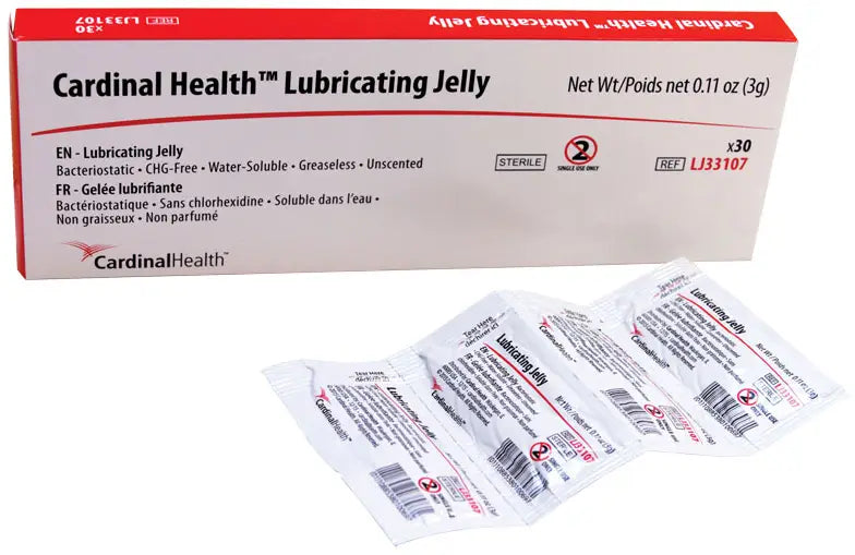 Cardinal Health Lubricating Jelly - Sterile Medical Lubricant