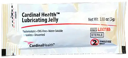 Cardinal Health Essentials Lubricating Jelly 5g Packet