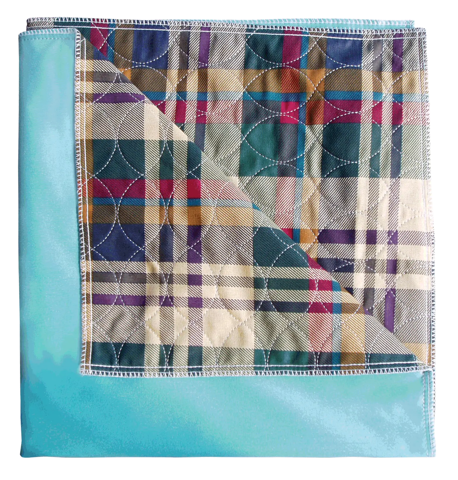 Cardinal Health Essentials Reusable Underpad, 34" x 36" Plaid