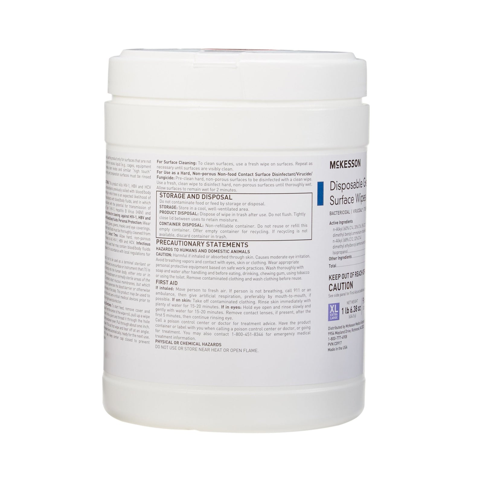 McKesson Germicidal Surface Wipes