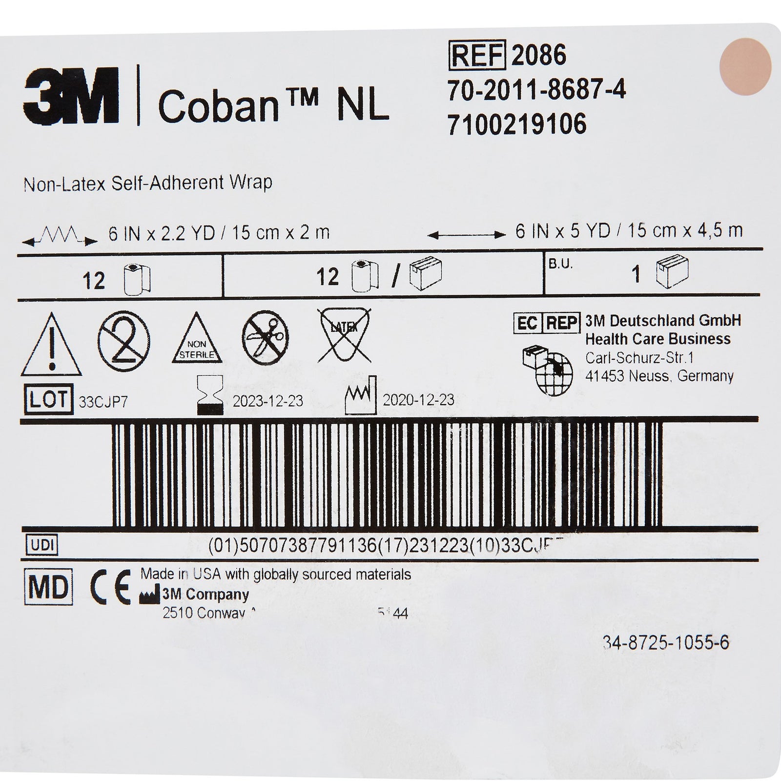 3M Coban LF Cohesive Bandage