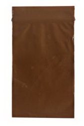 Reclosable Bag 2-1/2 X 9 Inch Plastic Amber Zipper Closure