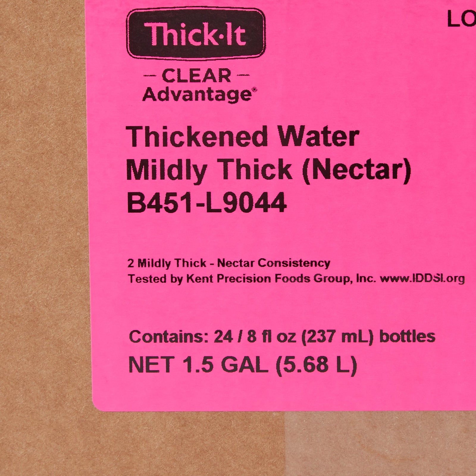 Thick-It Clear Advantage Thickened Water, Mildly Thick, Nectar Consistency, 8-oz Container