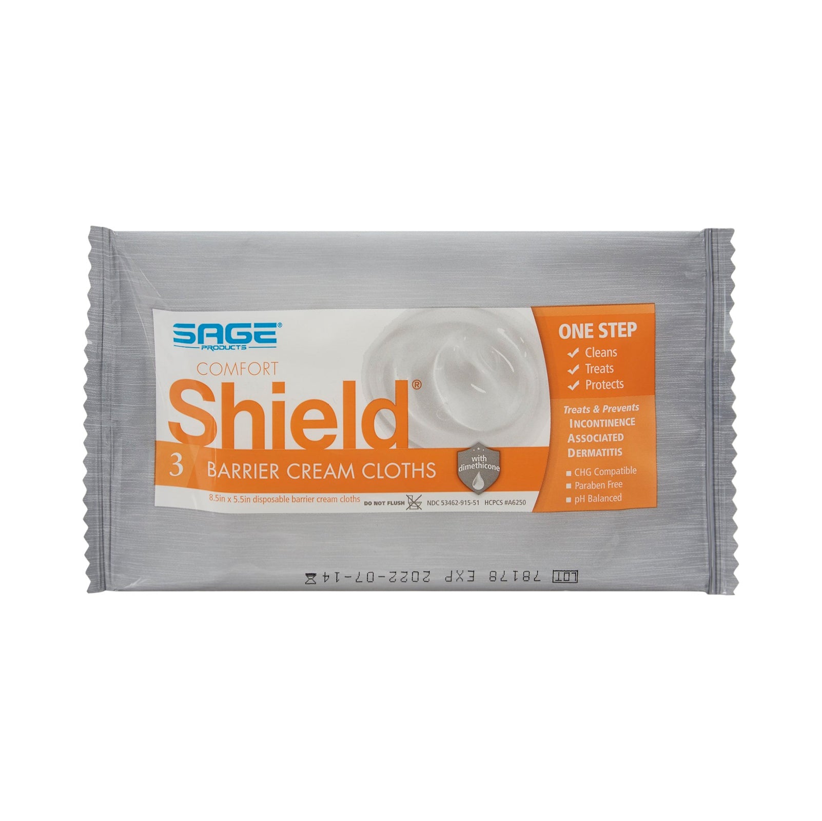 Comfort Shield Incontinence Care Wipe