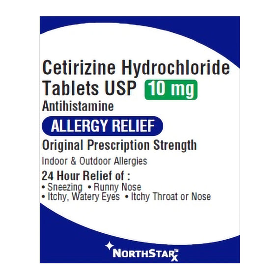 Cetirizine Hcl 10 Mg Tablet Bottle 30 Tablets