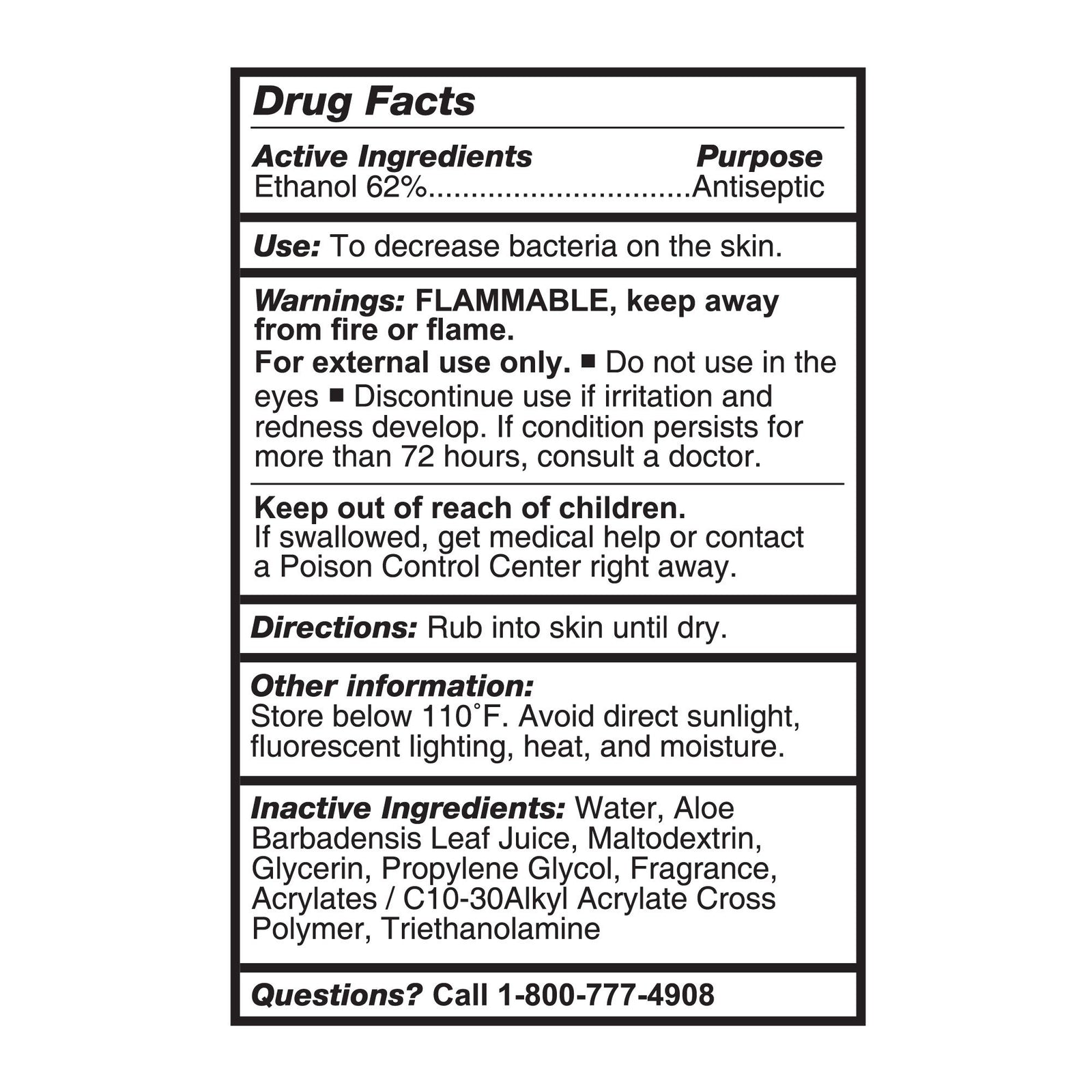 McKesson Hand Sanitizer With Aloe