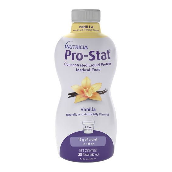 Nutricia Pro-Stat Sugar-Free Liquid Protein Supplement, Vanilla Flavor, 30 oz. Bottle, 6/Case