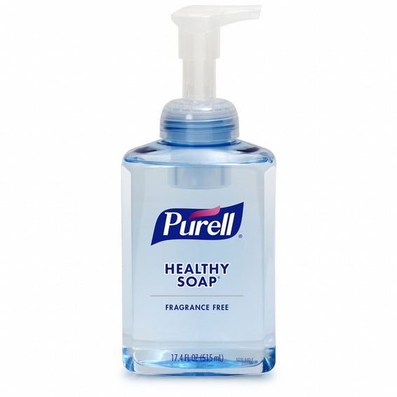 Purell Healthy Foam Soap 17.4 oz Pump Bottle Unscented