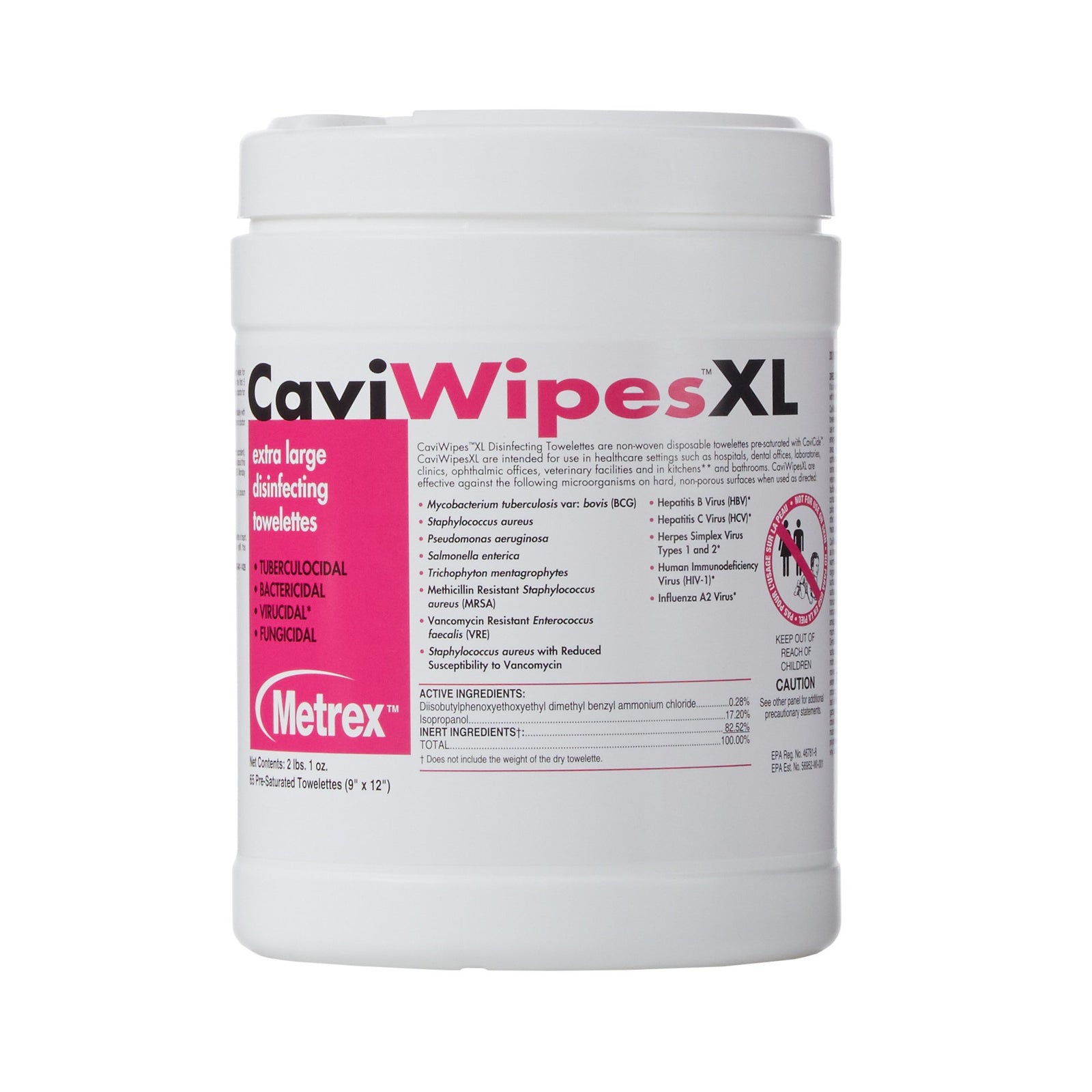 Metrex CaviWipes Disinfecting Towelettes