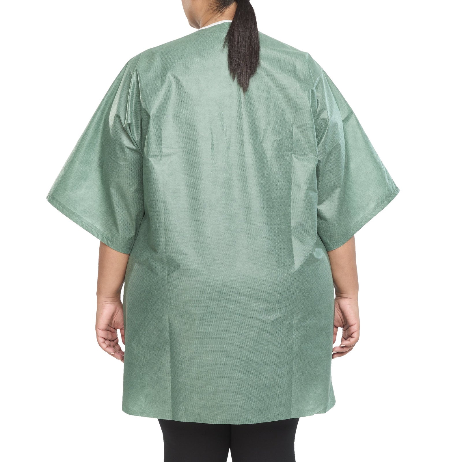 Scrub Shirt X-Large Green Without Pockets Short Sleeve Unisex