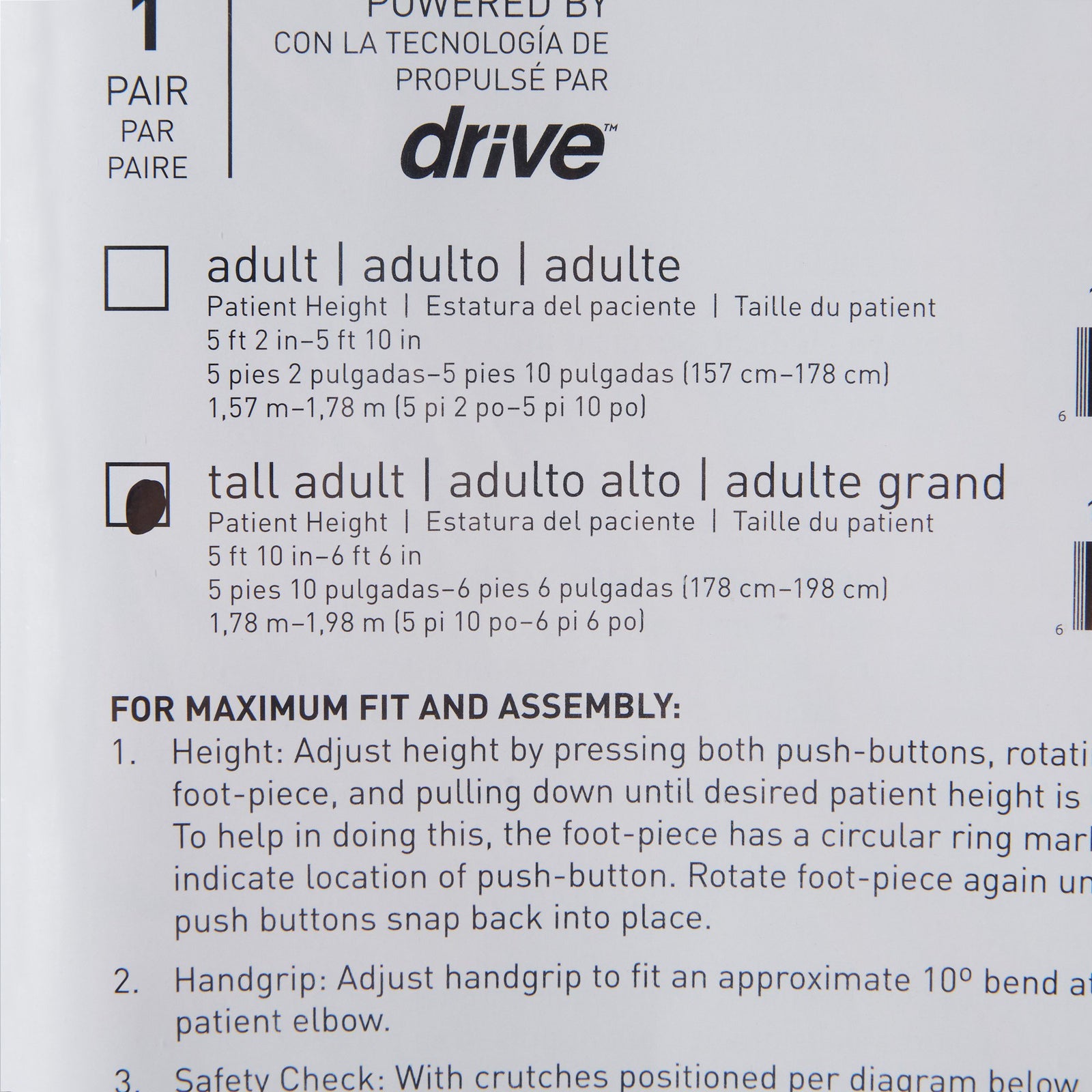 McKesson Underarm Crutches