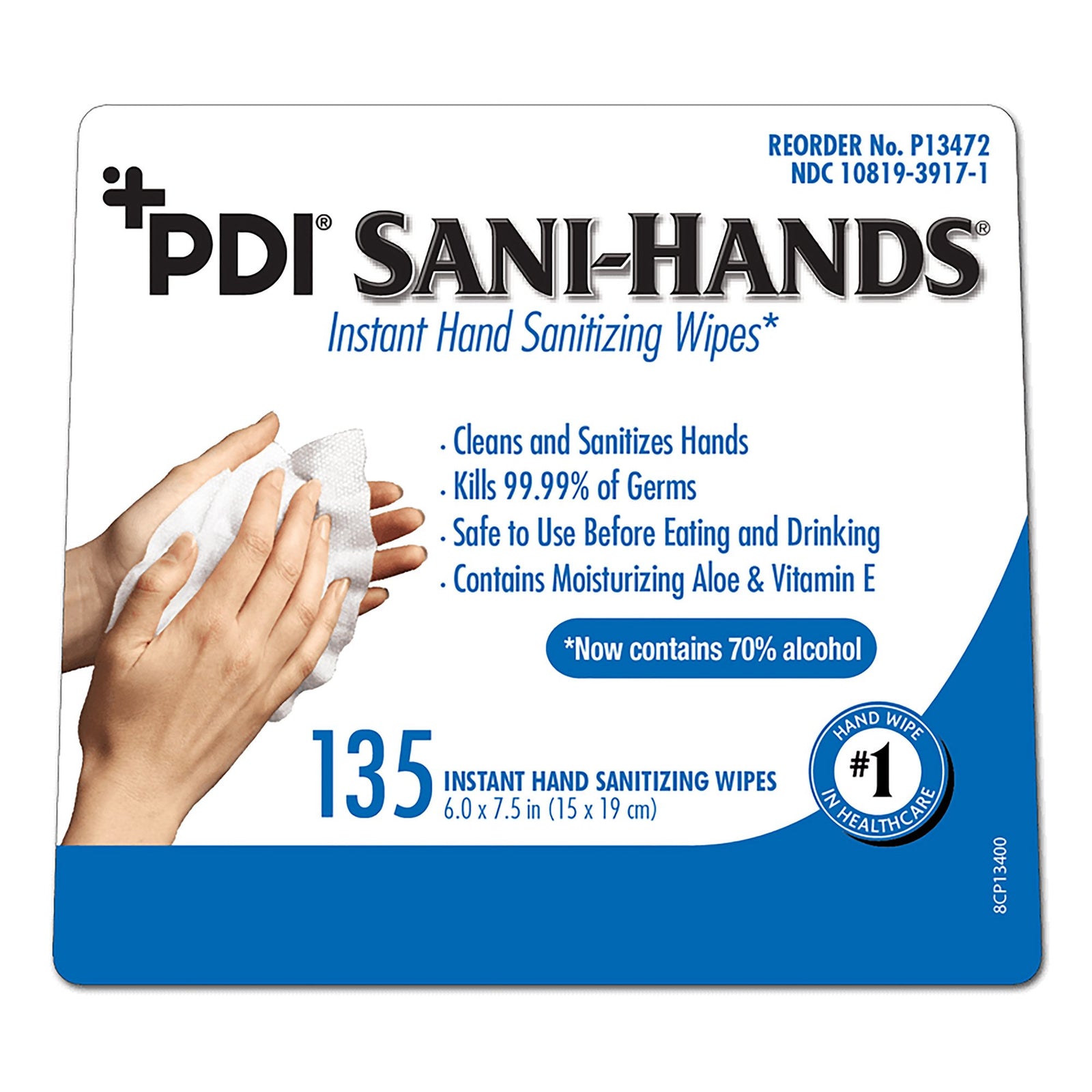 PDI Sani-Hands Instant Hand Sanitizing Wipes