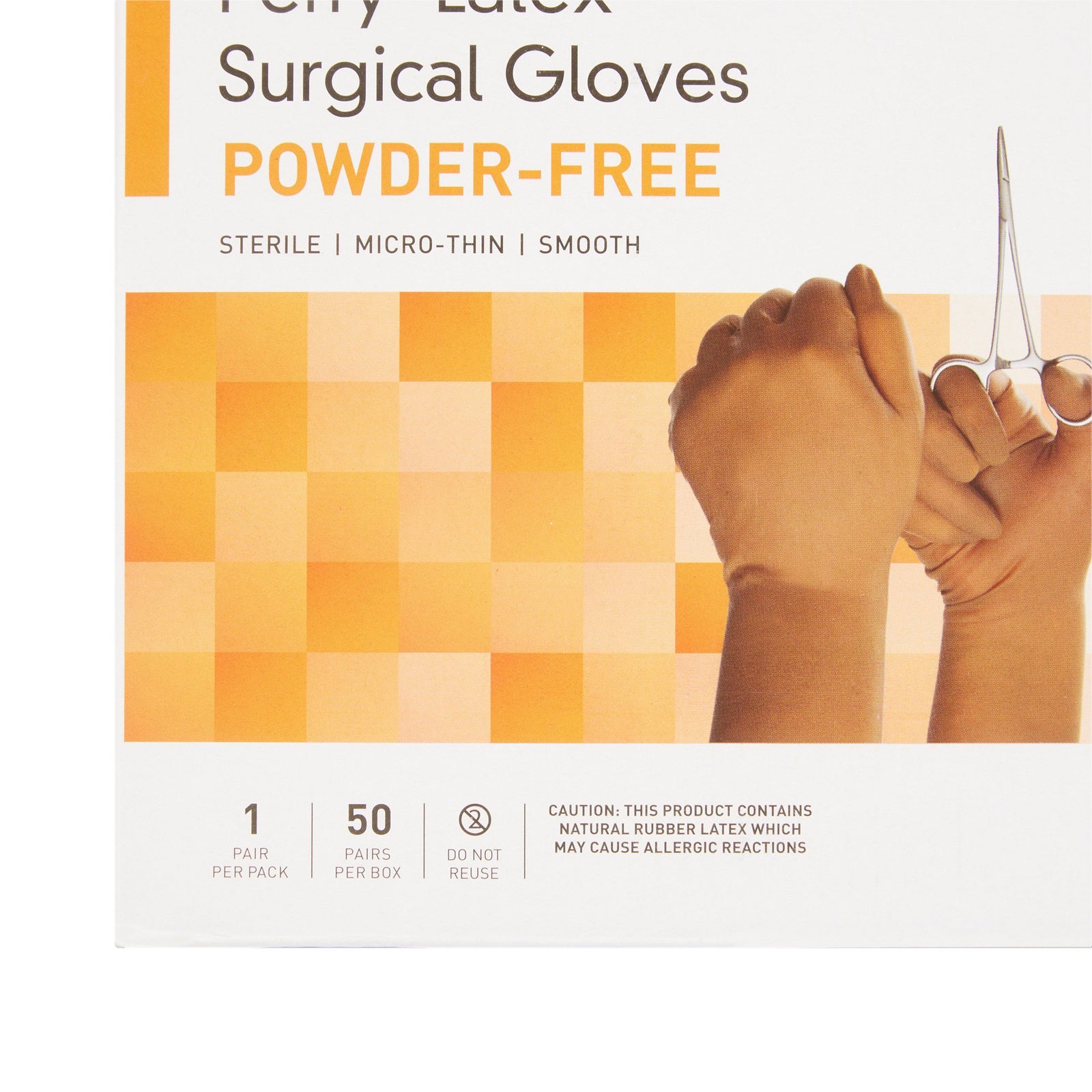 McKesson Perry Latex Standard Cuff Length Surgical Glove