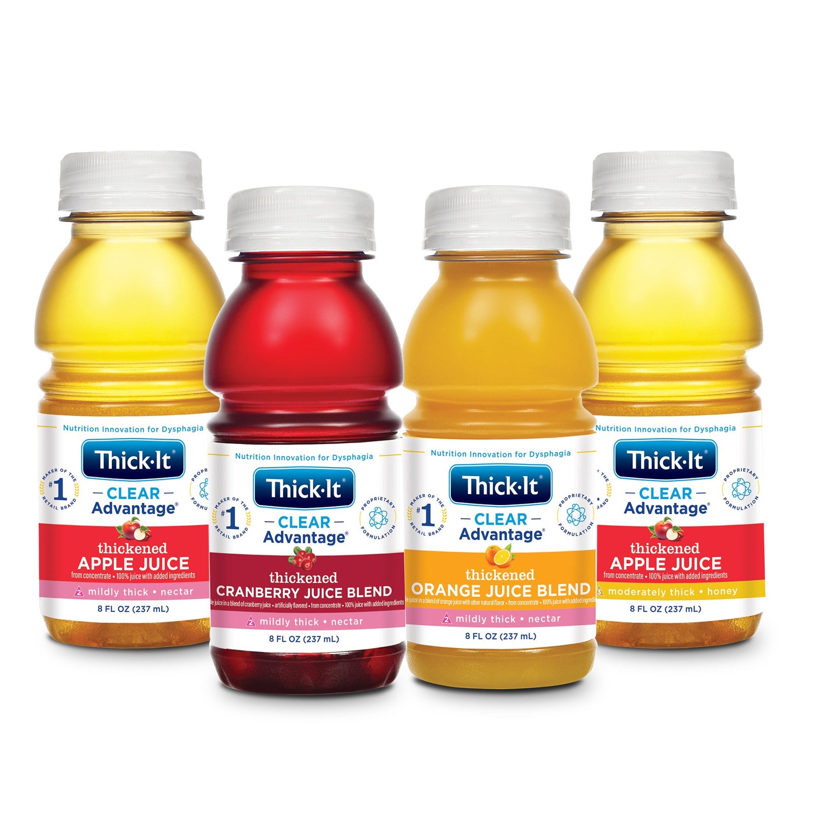 Thick-It® Clear Advantage® Nectar Consistency Orange Thickened Beverage, 8 oz. Bottle