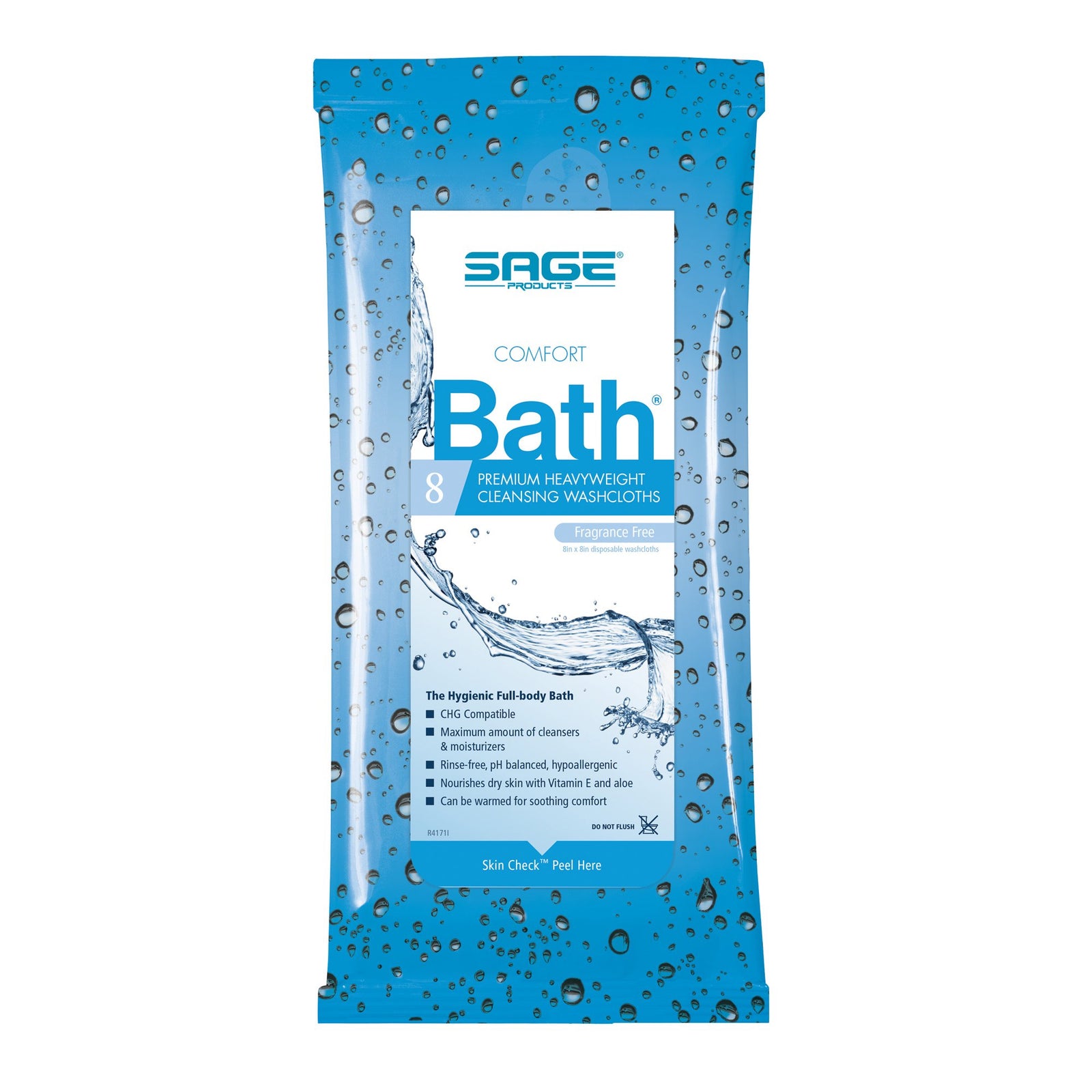 Comfort Bath Rinse-Free Bath Wipe
