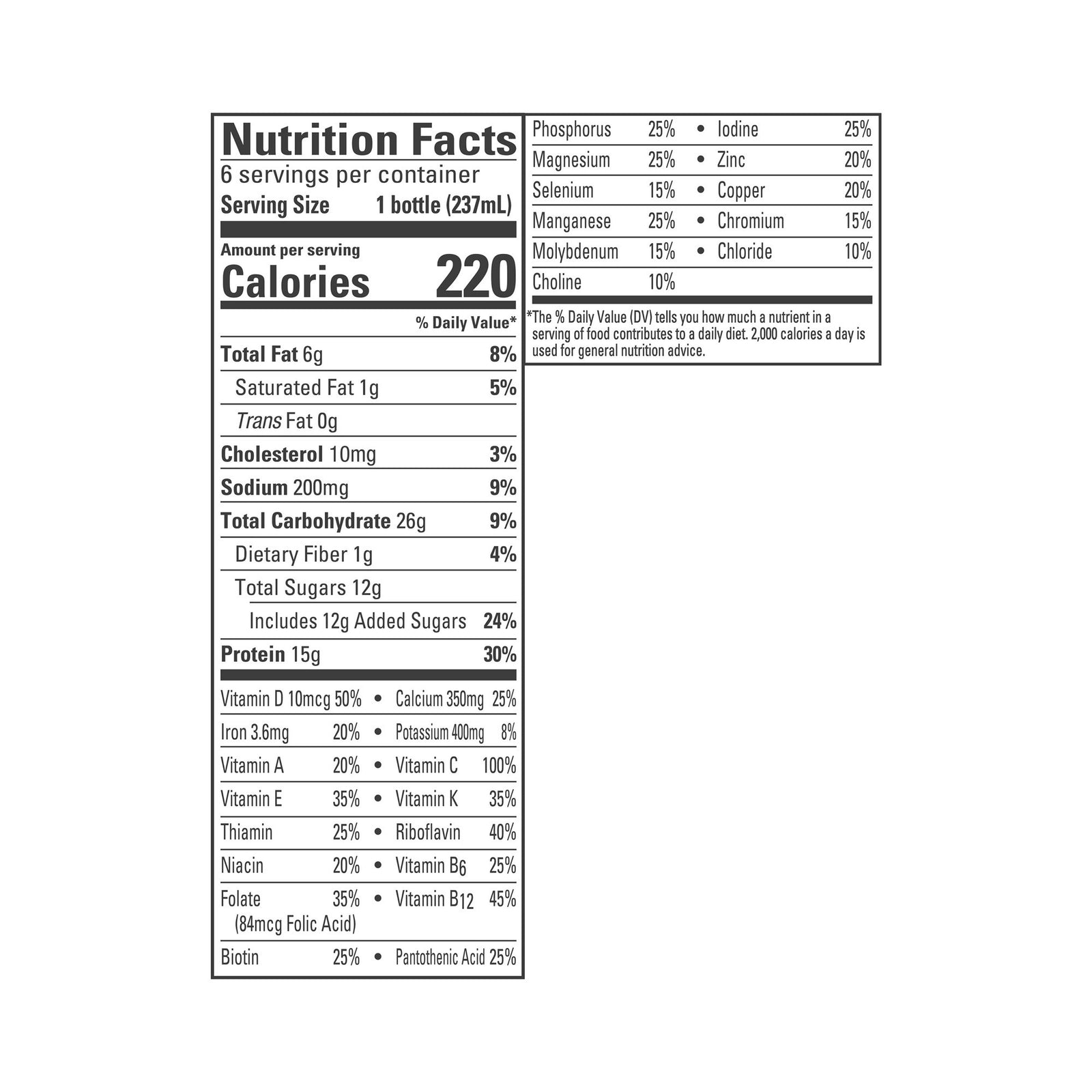 Carnation® Breakfast Essentials® High Protein Vanilla Oral Supplement, 8 oz. Bottle, 6 per Pack