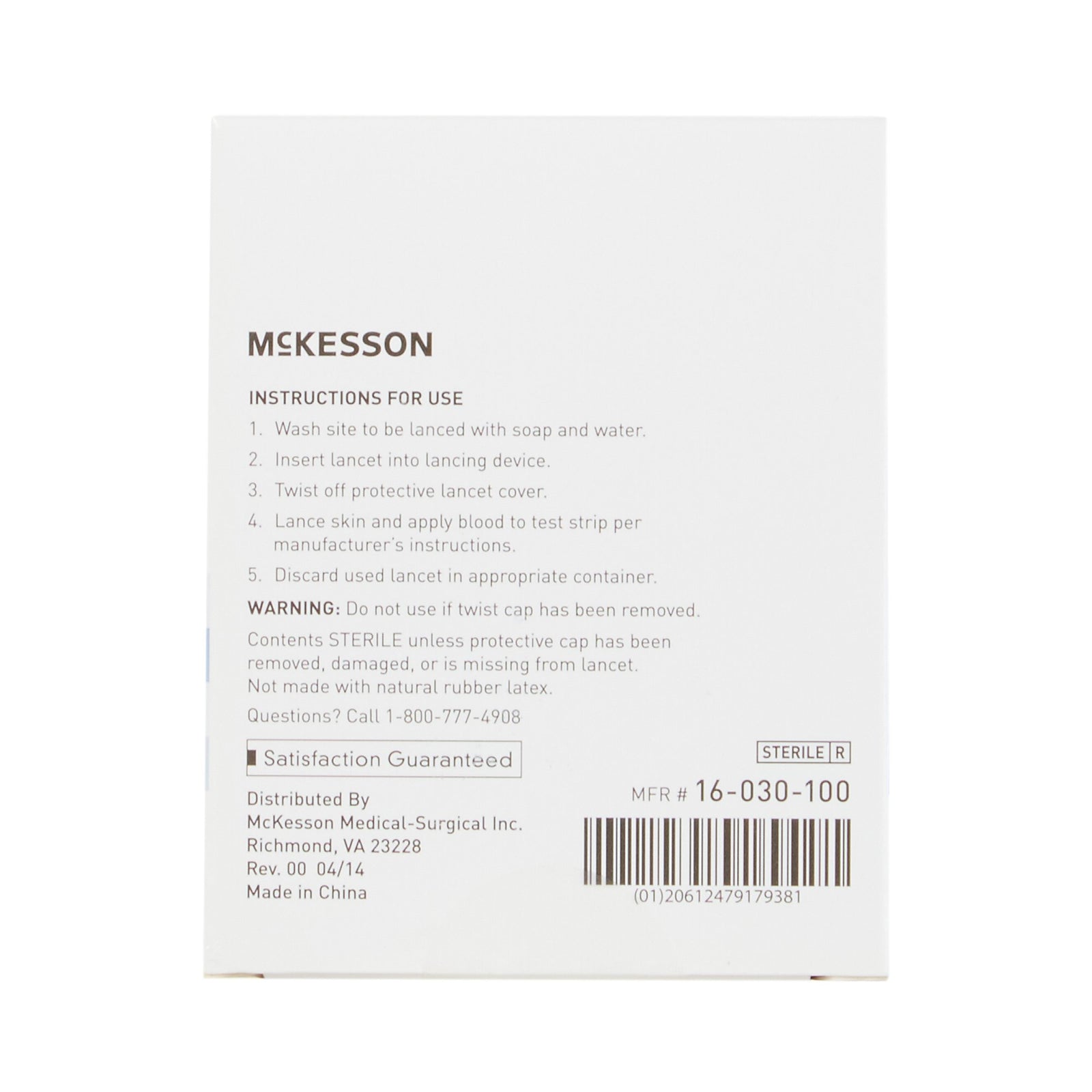 McKesson Lancet For Lancing Device