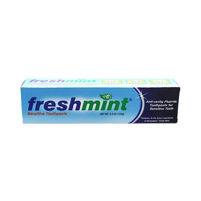 Toothpaste Freshmint Mint Flavor (4.3oz, 0.6oz, 2.75oz Tubes) product image