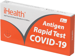 iHealth COVID-19 Antigen Rapid Self-Test (2 tests)