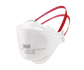 3M Aura 1870+ surgical N95 respirator with red head straps and flat-fold design