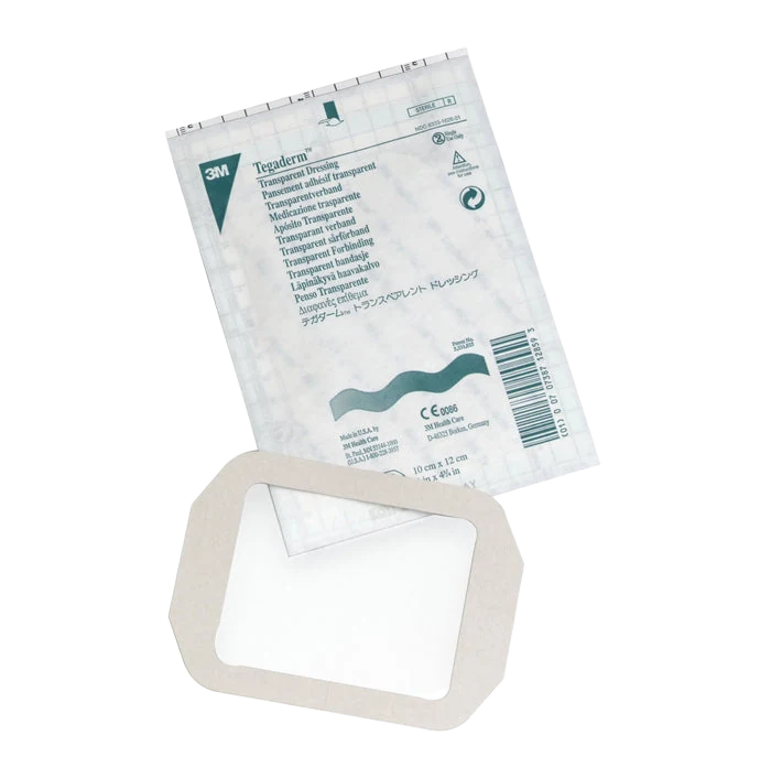 Tegaderm transparent adhesive film dressing with sterile package for wound and IV site protection