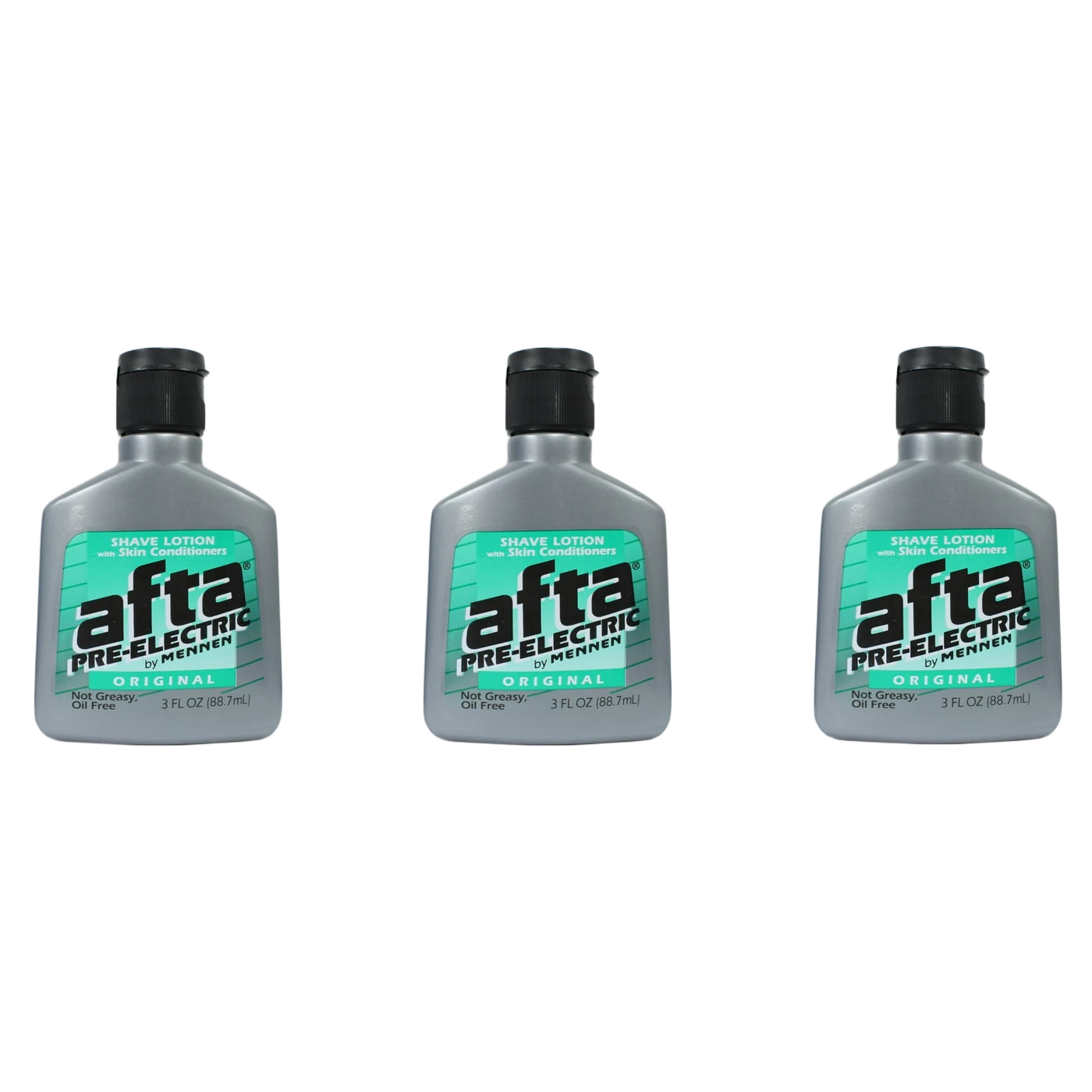 Afta Pre-Electric pre-shave shave lotion by Mennen, Original scent, 3 fl oz bottle