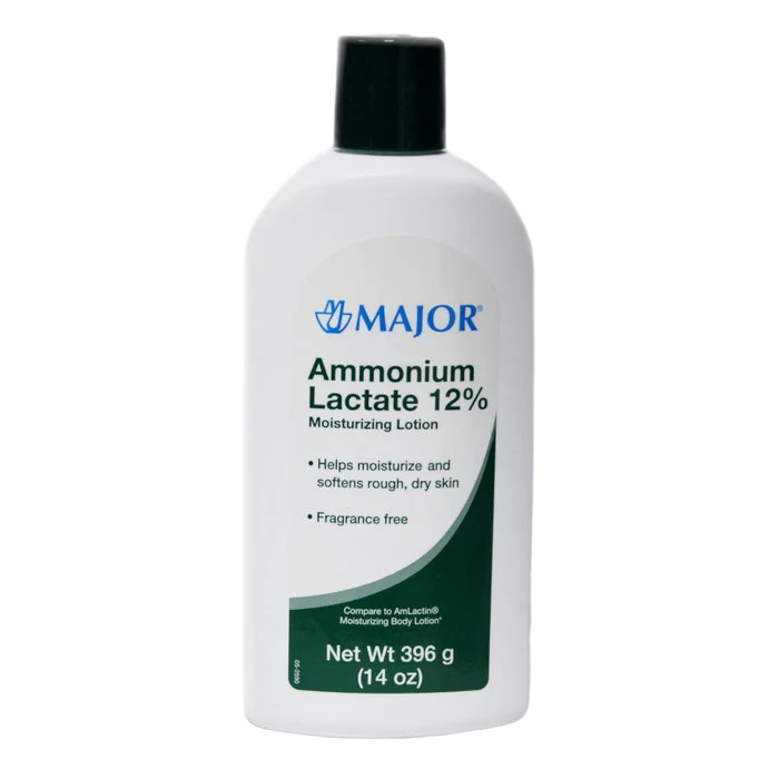 Major Ammonium Lactate 12% moisturizing lotion 14 oz fragrance-free bottle