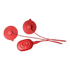 PowerDot 2.0 Uno wireless TENS and NMES smart pod with two red electrode pads and leads