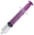 AMSure 60 mL flat top piston enteral syringe with purple ENFit connector