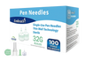 Embrace single-use insulin pen needles box, 32G 4mm, 100 sterile pen needles
