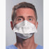 Healthcare worker in scrubs wearing the 3M VFlex 1804 surgical N95 respirator