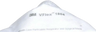 Close-up of the 3M VFlex 1804 respirator nose-bridge showing the adjustable aluminum noseclip