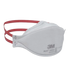 3M Aura 1870+ N95 surgical respirator side profile with red over-the-head straps