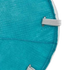 Close-up of the 3M 1860 N95 respirator fluid-resistant woven outer surface and molded seam