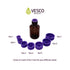 Vesco Medical ENFit bottle adapter size guide showing all seven neck sizes labeled Size 1 through Size 7