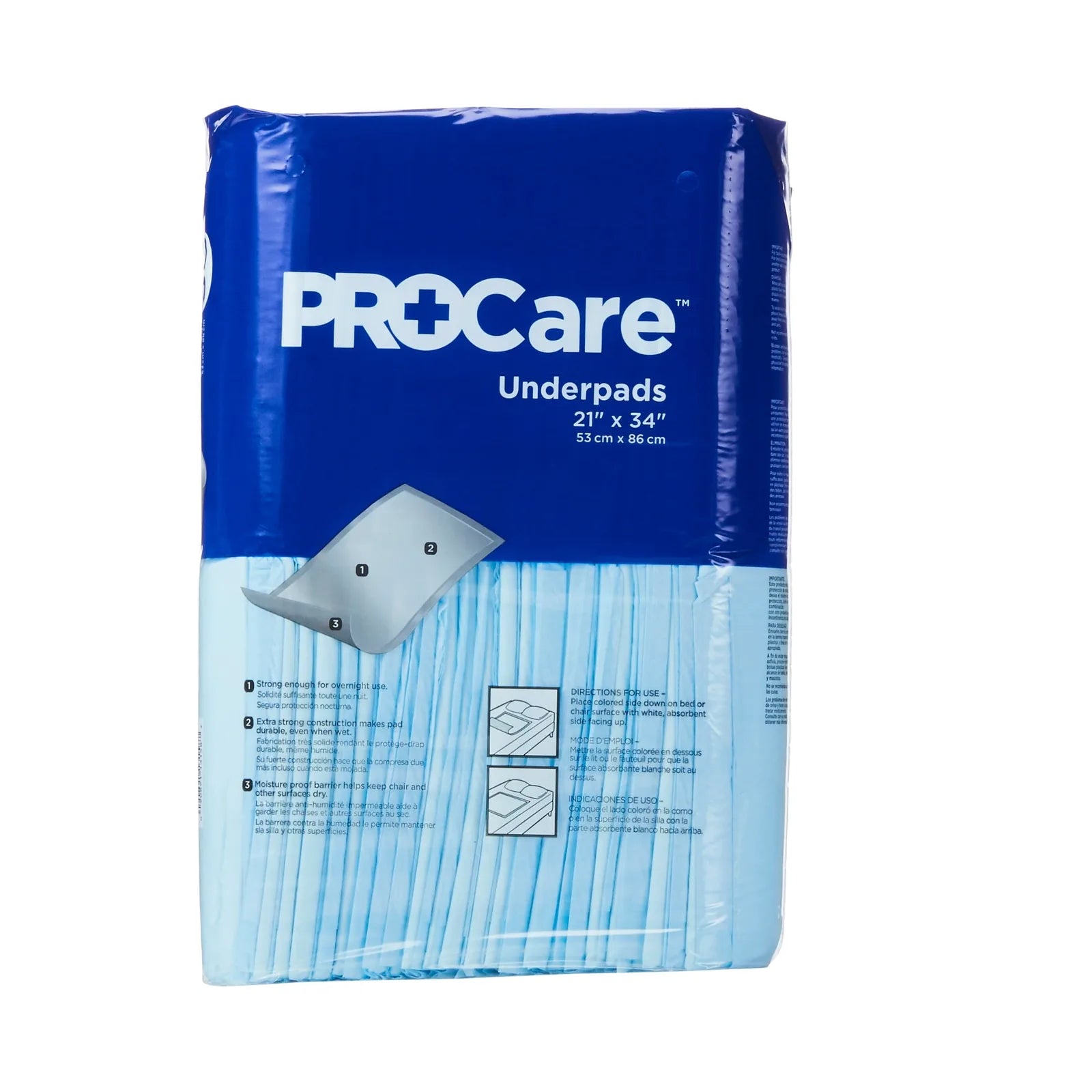 PROCare underpads package front view