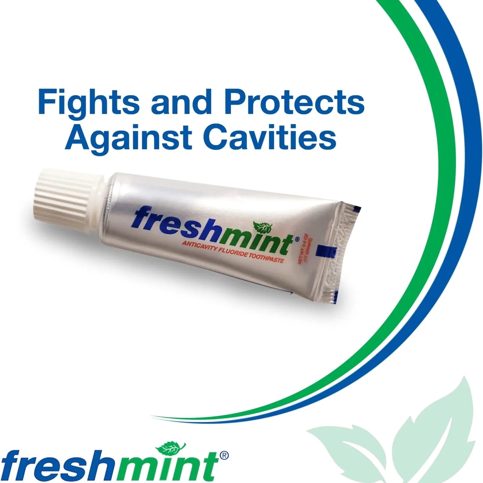 Freshmint toothpaste fights and helps protect against cavities
