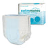 Swimmates disposable swim brief shown next to its retail package with size options
